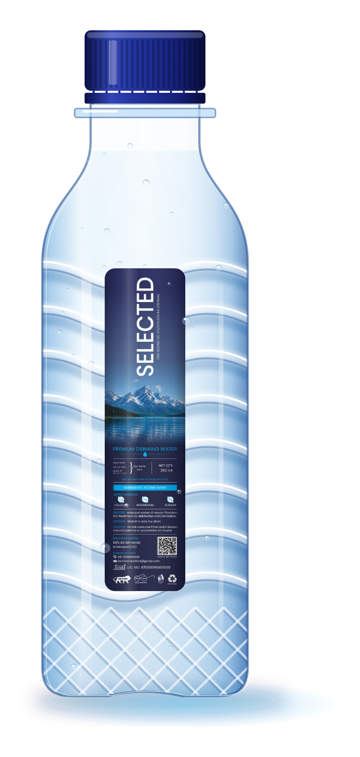 SELECTED 250 ml bottle